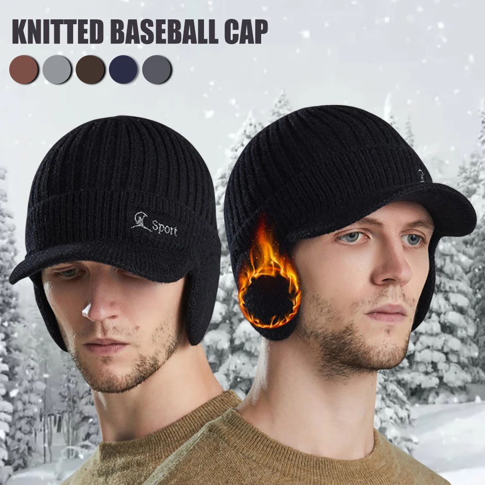 Outdoor Sport Cycling Knitted Cap Windproof Bicycle Bike Helmet With Ear Cover Beanie Winter Solid Color Cap Headwear Sportswear
Outdoor Sport Cycling Knitted Cap Windproof Bicycle Bike Helmet With Ear Cover Beanie Winter Solid Color Cap Headwear Sportswear