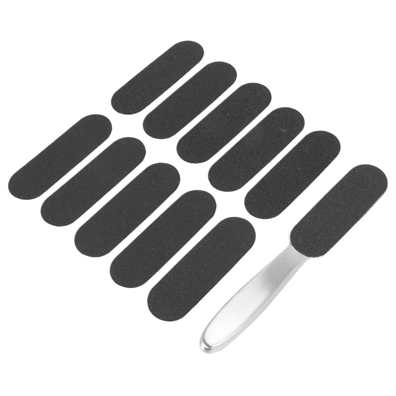 Reusable Stainless Steel Pedicure Foot File Cracked Skin Callus Remover Feet Rasp Foot Care With 10 Sheets Abrasive Paper
Reusable Stainless Steel Pedicure Foot File Cracked Skin Callus Remover Feet Rasp Foot Care With 10 Sheets Abrasive Paper