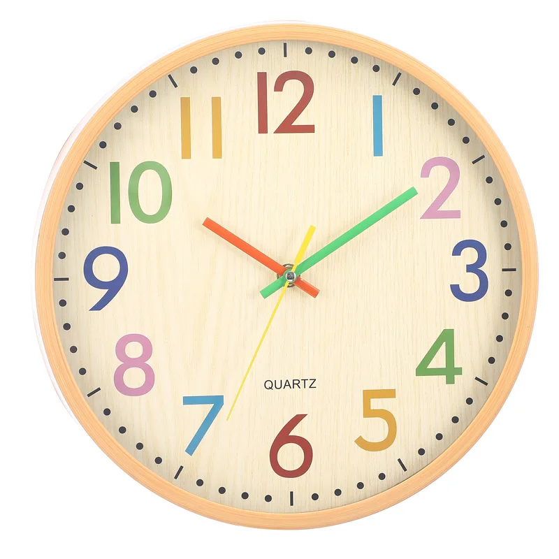 12 inch color wall clock cartoon bedroom living room clock personalized creative fashion children's room clock
12 inch color wall clock cartoon bedroom living room clock personalized creative fashion children's room clock