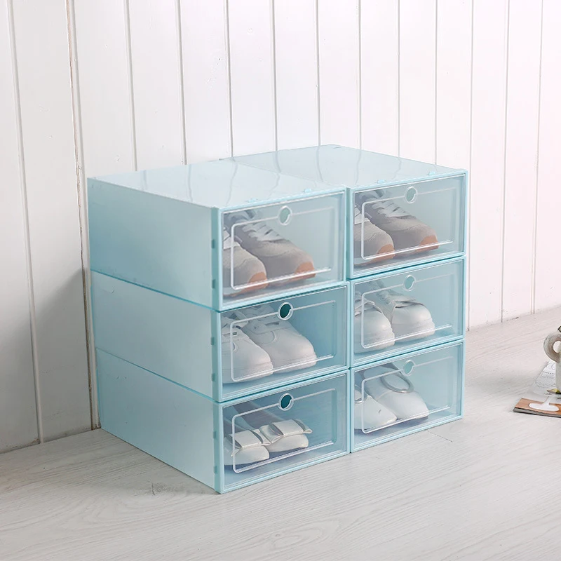 6PCS Foldable Shoes Boxes Clear Shoe Storage Box Plastic Stackable Shoe Organizer Rack Stacking New Space Saving Shoe Drawer
6PCS Foldable Shoes Boxes Clear Shoe Storage Box Plastic Stackable Shoe Organizer Rack Stacking New Space Saving Shoe Drawer