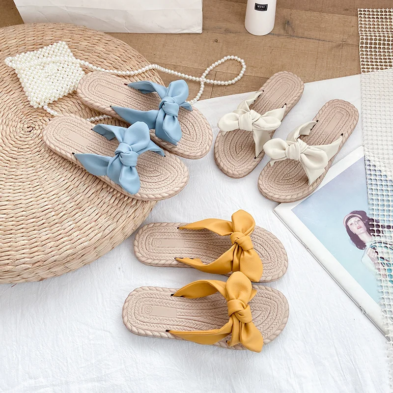 Shoes Woman 2021 Slippers Flat Butterfly-Knot Shale Female Beach Luxury Slides Sabot Designer Fabric Butterfly-knot PU Fashion B
Shoes Woman 2021 Slippers Flat Butterfly-Knot Shale Female Beach Luxury Slides Sabot Designer Fabric Butterfly-knot PU Fashion B