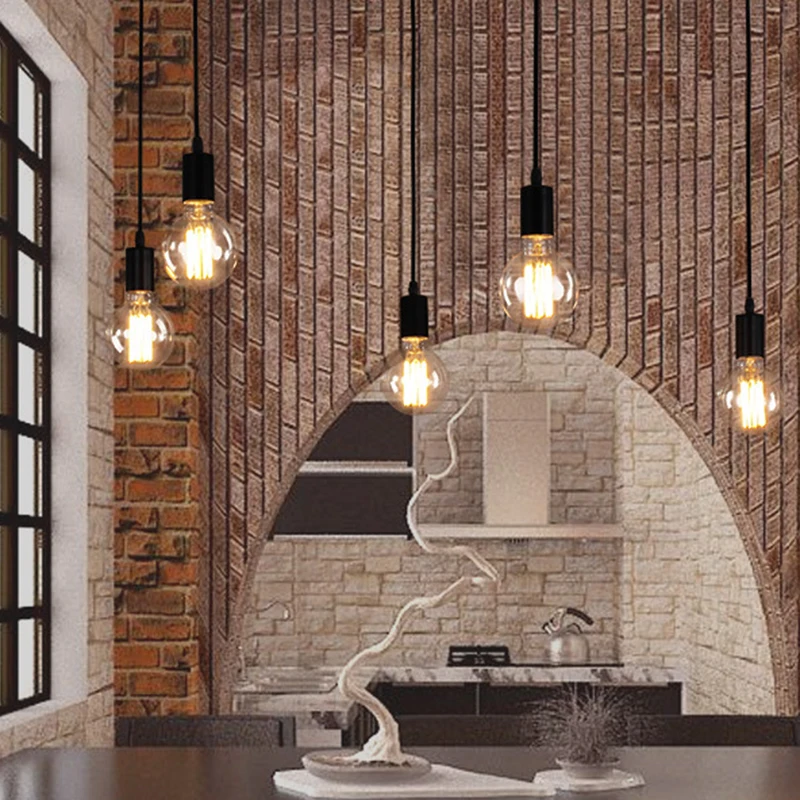 DIY Vintage Black Cord Multiple Light Sources Simple Pendant Lamp Dining Room CoffeeWire Spider Pendant Lights NEW
DIY Vintage Black Cord Multiple Light Sources Simple Pendant Lamp Dining Room CoffeeWire Spider Pendant Lights NEW
