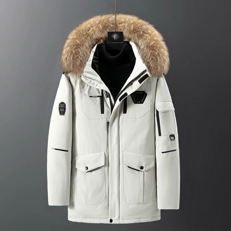White Duck Down Jacket Men Winter Parka Thick Warm Fur Windproof Male Puffer Coat Windbreakers Jaqueta Masculina Dropshipping
White Duck Down Jacket Men Winter Parka Thick Warm Fur Windproof Male Puffer Coat Windbreakers Jaqueta Masculina Dropshipping