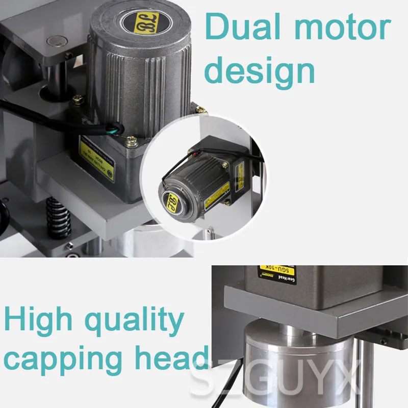 Multifunctional desktop glass bottle mineral water bottle capping machine Commercial semi-automatic capping machine
Multifunctional desktop glass bottle mineral water bottle capping machine Commercial semi-automatic capping machine