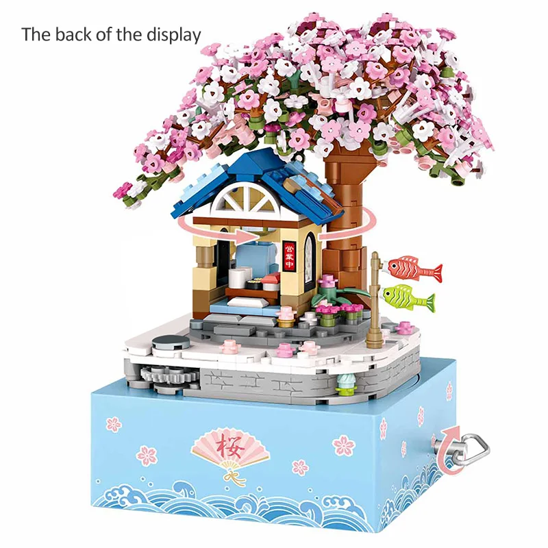 806pcs City Street View Mini Cherry Tree House Whirling Music Box Figures Bricks Friends Building Blocks Toys For Children Girls
806pcs City Street View Mini Cherry Tree House Whirling Music Box Figures Bricks Friends Building Blocks Toys For Children Girls