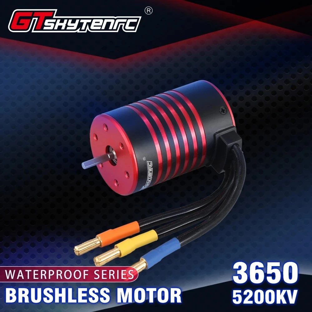 GTSKYTENRC 3650 2300KV/3100KV/3600KV/4500KV/5200KV бесщеточный двигатель для 1/10 RC автомобиль грузовик