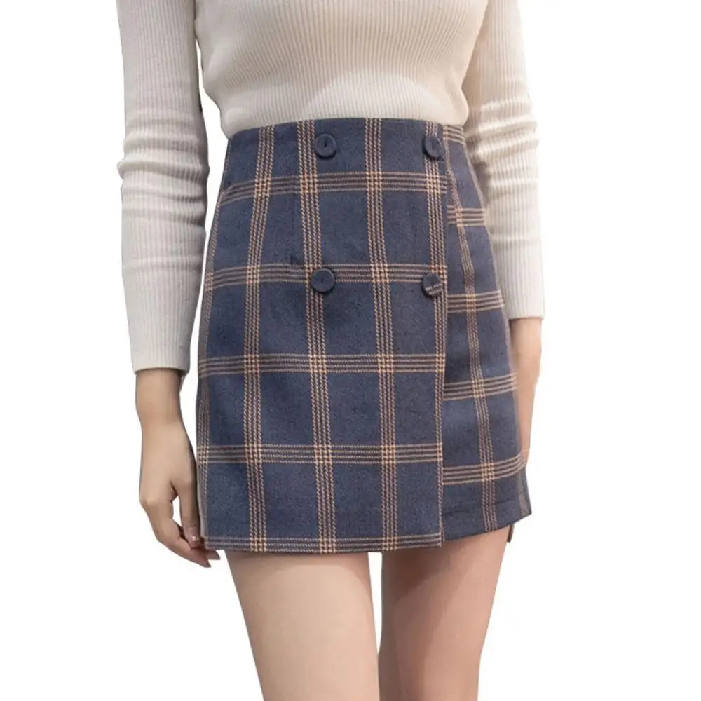 2019 Women Sexy Plaid Print High Waist Pencil Bag Hip Button Bodycon Mini Step Casual Skirt
2019 Women Sexy Plaid Print High Waist Pencil Bag Hip Button Bodycon Mini Step Casual Skirt
