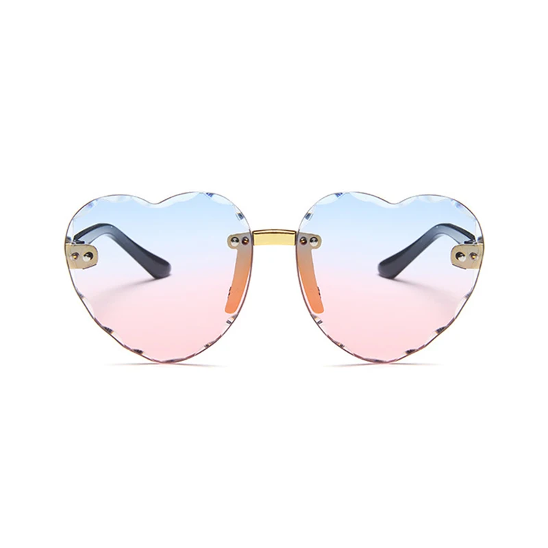 New Rimless Kids Sunglasses Fashion Heart Shape Children Sun Glasses Girls Outdoors Travel Protection Eyewear
New Rimless Kids Sunglasses Fashion Heart Shape Children Sun Glasses Girls Outdoors Travel Protection Eyewear