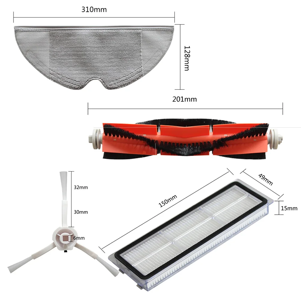 Side Roller HEPA Filter Mop Cloths for Dreame D9 L10 Pro Robot Vacuum Cleaner, Dry Wet Mopping Main brush for Dreame L10 Pro
Side Roller HEPA Filter Mop Cloths for Dreame D9 L10 Pro Robot Vacuum Cleaner, Dry Wet Mopping Main brush for Dreame L10 Pro