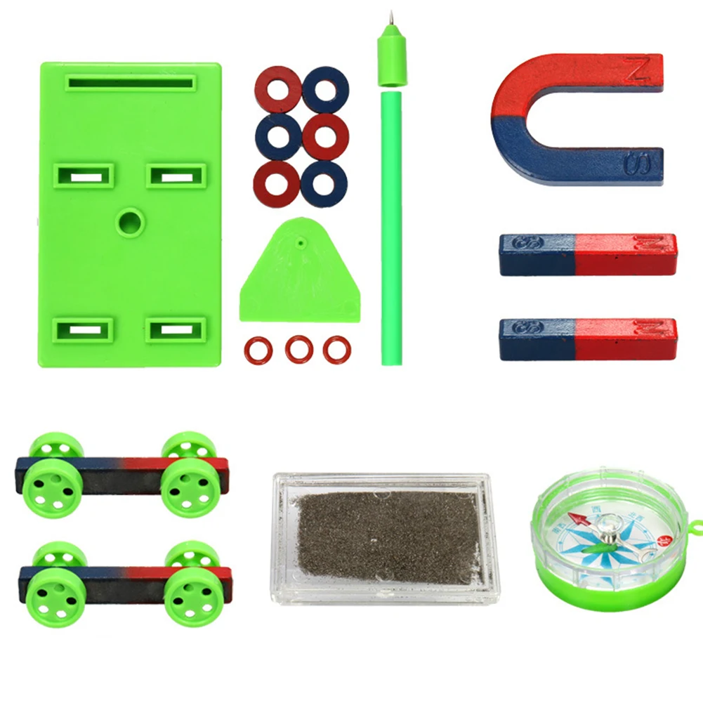 DIY Bar Ring Horseshoe Compass Magnets Set basic physics Learning Aids Technology Science Experiment Tool Toys For Children
DIY Bar Ring Horseshoe Compass Magnets Set basic physics Learning Aids Technology Science Experiment Tool Toys For Children