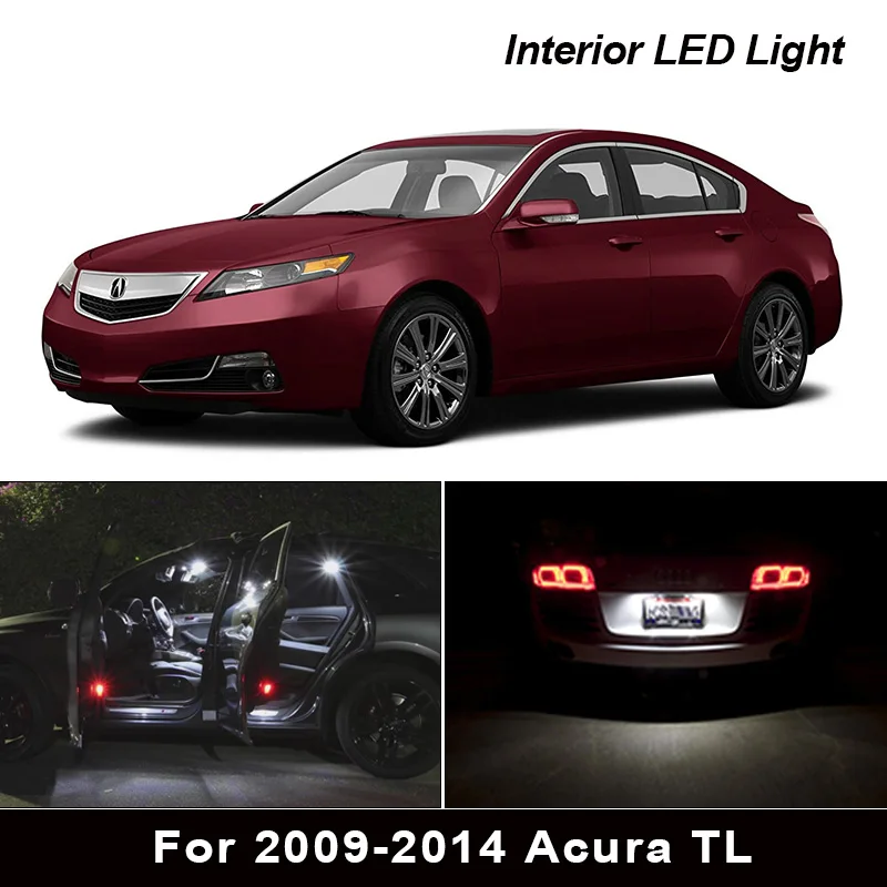 10X Canbus White LED Interior Light Kit For 2009 2010 2011 2012 2013 2014 Acura TL Map Trunk Courtesy Dome License Plate Lamp
10X Canbus White LED Interior Light Kit For 2009 2010 2011 2012 2013 2014 Acura TL Map Trunk Courtesy Dome License Plate Lamp