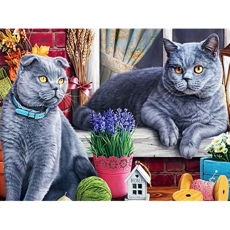 SenyuArt Diamond Painting Animal Cat Picture Rhinestones Embroidery Full Square Round Drill Cross Stitch Mosaic Art Pasted Decor 
SenyuArt Diamond Painting Animal Cat Picture Rhinestones Embroidery Full Square Round Drill Cross Stitch Mosaic Art Pasted Decor