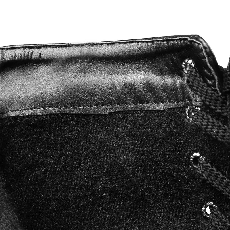 Autumn Winter Punk Gothic Rock Lace Up Block High Heels Platform Woman Shoes Black Rivets Strap Ankle Boots Plus Size 43
Autumn Winter Punk Gothic Rock Lace Up Block High Heels Platform Woman Shoes Black Rivets Strap Ankle Boots Plus Size 43