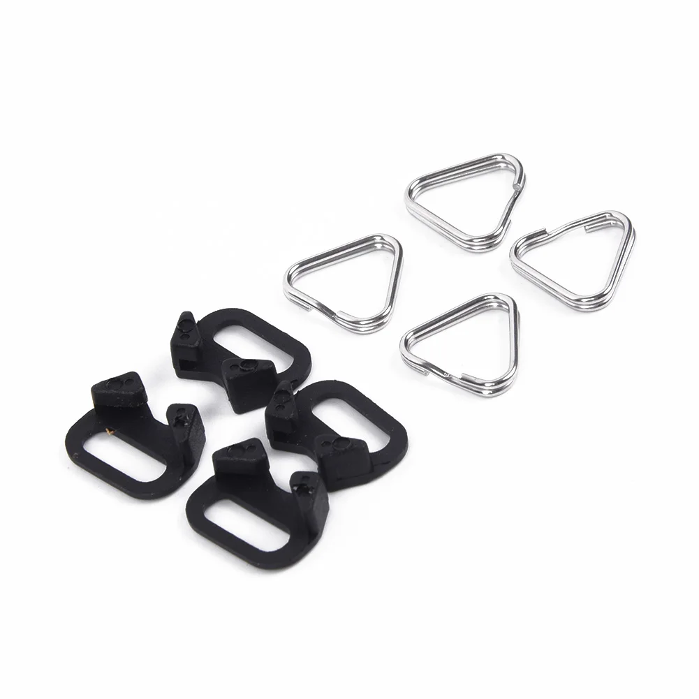 4x Camera split ring Triangular Split Rings For Camera Back Belt Strap Buckle Accessories Durable (Triangle ring + bracket)
4x Camera split ring Triangular Split Rings For Camera Back Belt Strap Buckle Accessories Durable (Triangle ring + bracket)