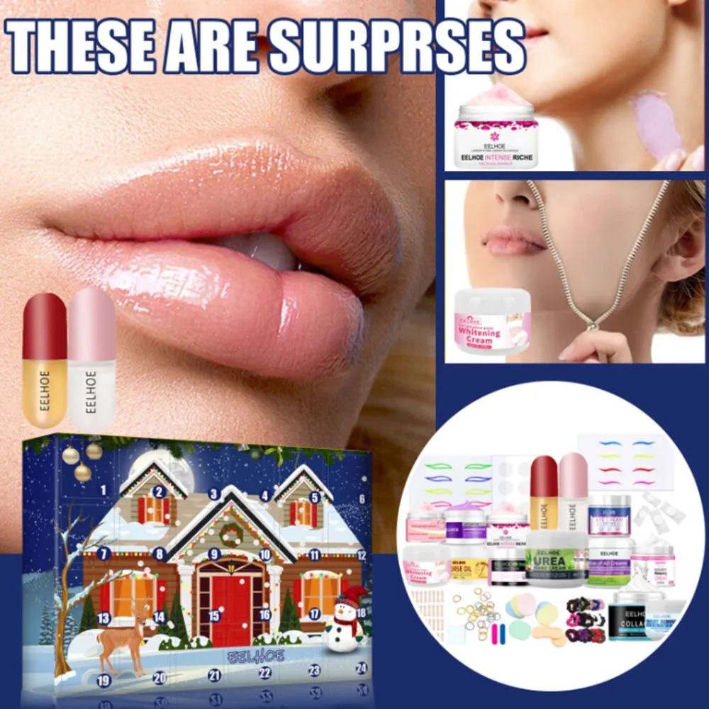 24 Grid Beauty Makeup Blind Box Gift Box Christmas Advent Calendar Beauty Makeup Trinket Hidden Gift Christmas Beauty Clind Box 
24 Grid Beauty Makeup Blind Box Gift Box Christmas Advent Calendar Beauty Makeup Trinket Hidden Gift Christmas Beauty Clind Box
