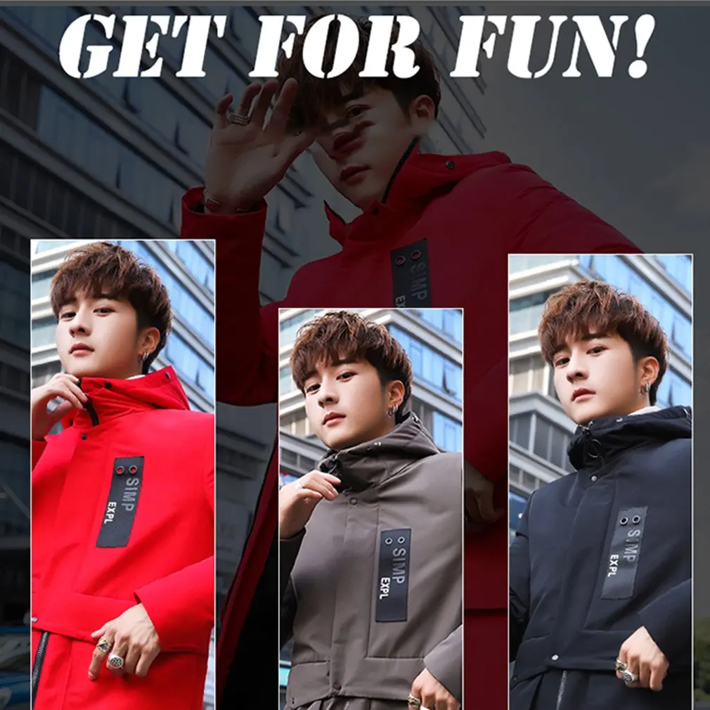Winter Jacket men hooded Slim Korean Parka Hombre Mid-length Jacket Coat mens windbreaker Parkas cotton Oversized 4XL
Winter Jacket men hooded Slim Korean Parka Hombre Mid-length Jacket Coat mens windbreaker Parkas cotton Oversized 4XL