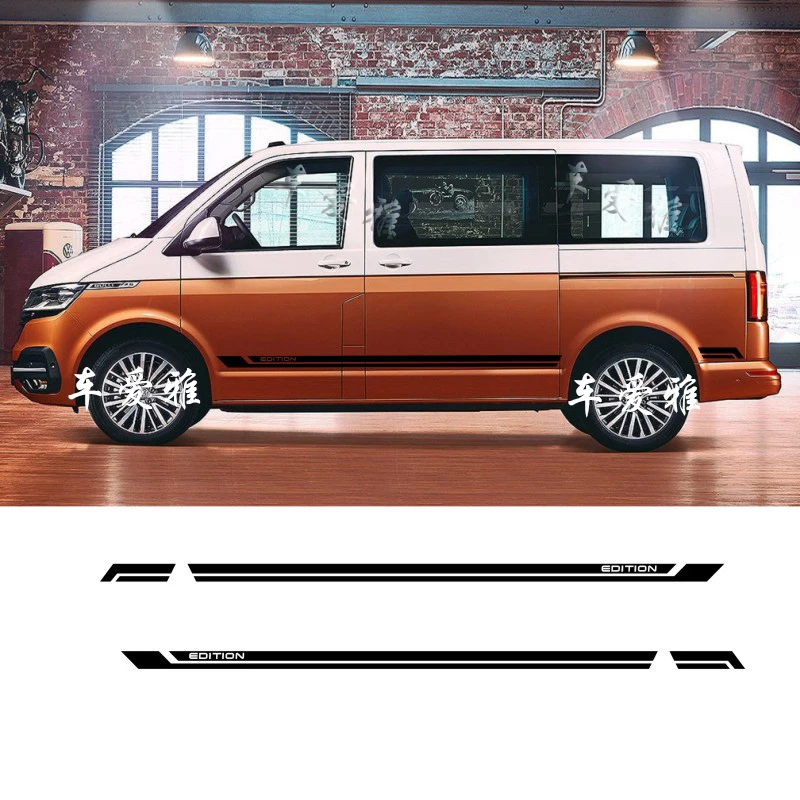 Car Door Side Stripes Skirt Stickers For-Volkswagen Multivan T5 T6 Vinyl Decal Auto Sport Styling Body Decor Sticker Accessories
Car Door Side Stripes Skirt Stickers For-Volkswagen Multivan T5 T6 Vinyl Decal Auto Sport Styling Body Decor Sticker Accessories