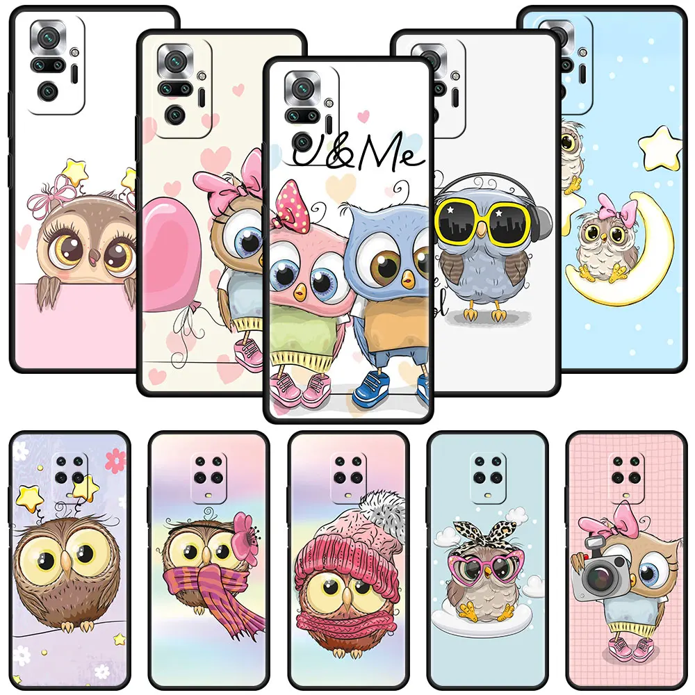 Lovely Animal Owl Case for Xiaomi Poco X3 NFC M3 Pocophone F1 F3 GT Redmi K40 Pro For Mi 10T Pro Soft Phone Cover
Lovely Animal Owl Case for Xiaomi Poco X3 NFC M3 Pocophone F1 F3 GT Redmi K40 Pro For Mi 10T Pro Soft Phone Cover