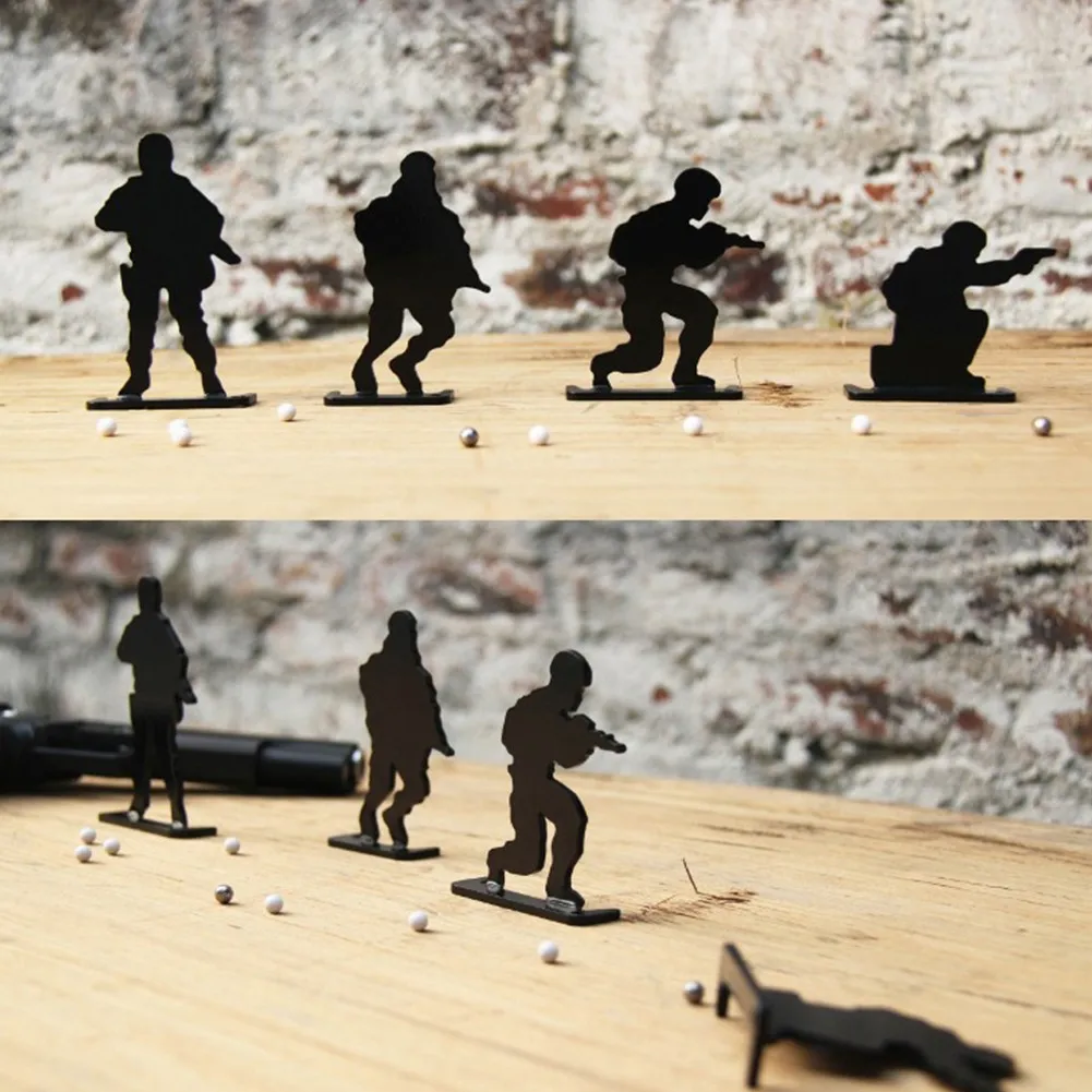 4 Freestanding Metal Character Knock Down Target Kit Character Shooting Gallery Set Simulation Ornaments For Shooting Practice
4 Freestanding Metal Character Knock Down Target Kit Character Shooting Gallery Set Simulation Ornaments For Shooting Practice