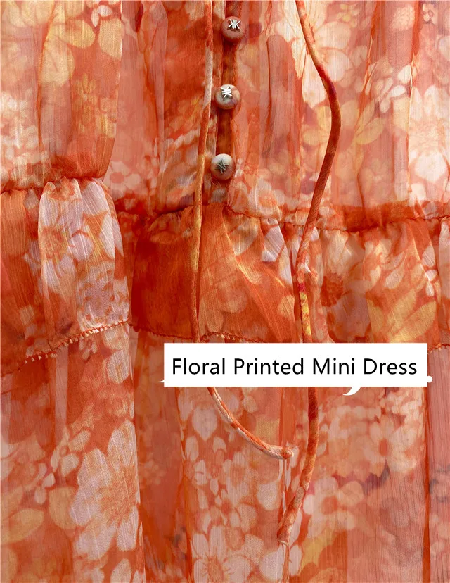 Women V-neck Short Dress Long Sleeve Single Breasted Floral Printed Viscose Ladies Mini Robes
Women V-neck Short Dress Long Sleeve Single Breasted Floral Printed Viscose Ladies Mini Robes