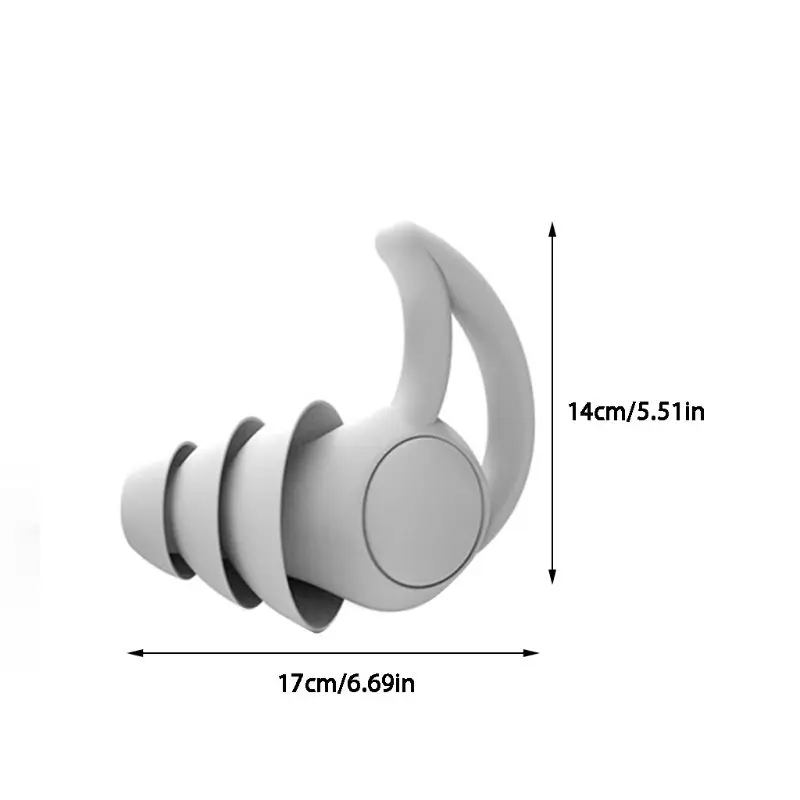 1Pair Soft Silicone Ear Plugs Tapered Travel Noise Reduction Earplugs Sleep Sound Insulation Ear Protector 2/3 Layers
1Pair Soft Silicone Ear Plugs Tapered Travel Noise Reduction Earplugs Sleep Sound Insulation Ear Protector 2/3 Layers