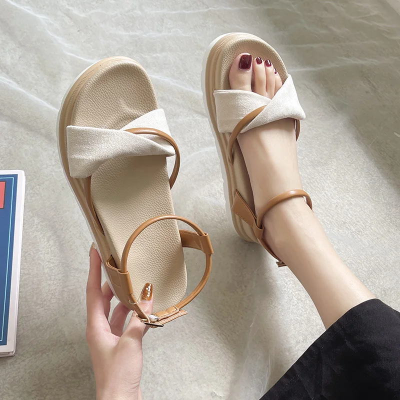 Female Sandal Clear Heels 2021 Women's Beach Shoes Clogs Wedge Med Muffins shoe Girls New Platform Comfort Medium Beige Fashion
Female Sandal Clear Heels 2021 Women's Beach Shoes Clogs Wedge Med Muffins shoe Girls New Platform Comfort Medium Beige Fashion