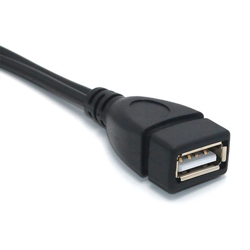 2 In 1 OTG Transmission Cable Micro Male to USB Female to Micro Female Host Power Y Splitter USB Adapter to Micro 5 Pin Cables 
2 In 1 OTG Transmission Cable Micro Male to USB Female to Micro Female Host Power Y Splitter USB Adapter to Micro 5 Pin Cables