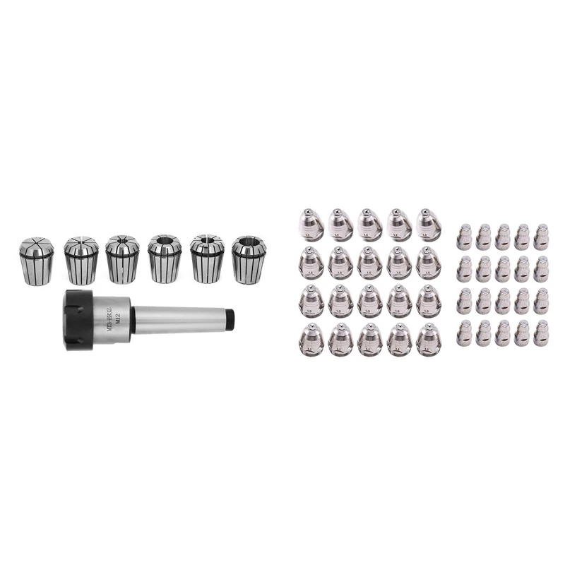 20Pcs Nozzle + 20Pcs Electrode P80 Air Plasma Cutting Torch Consumables With MT3 ER32 M12 Collet Set Morse Taper Holder
20Pcs Nozzle + 20Pcs Electrode P80 Air Plasma Cutting Torch Consumables With MT3 ER32 M12 Collet Set Morse Taper Holder