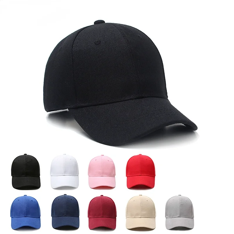 

2021 New Multiple Color Fashion Baseball Cap Unisex Snapback dome Hat Women Simple Casquette Outside Men Trucker Hat Sun Hat