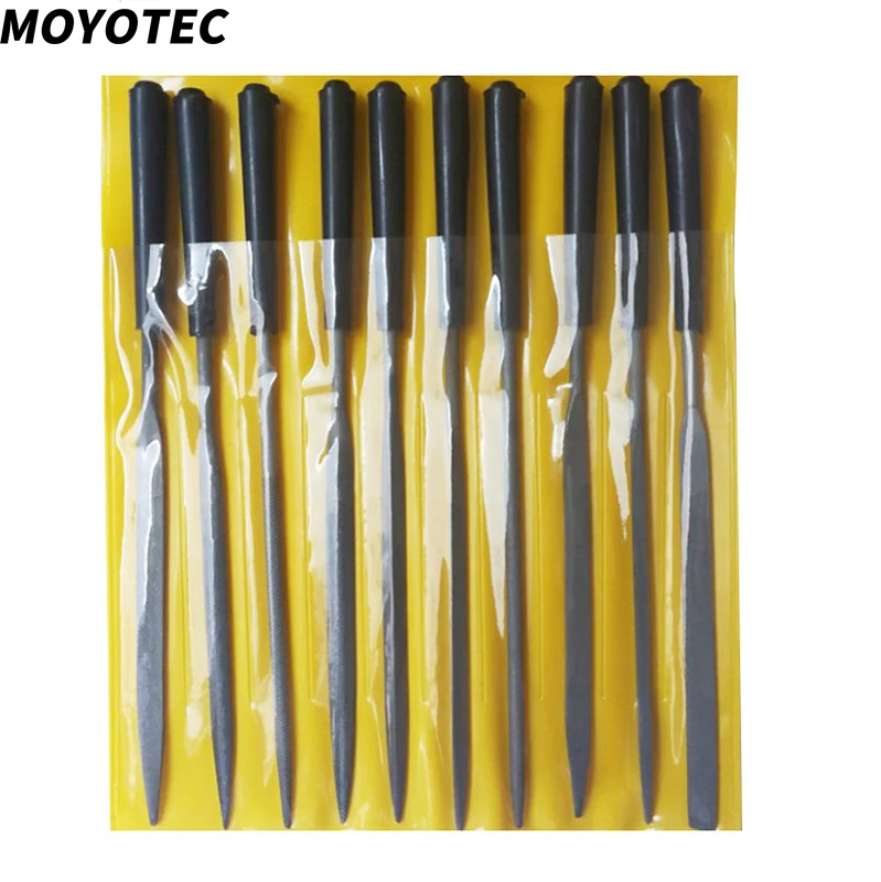 MOYOTEC 10pcs/Set 4*160mm Needle Files Set Jeweler Diamond Carving Craft Tool Metal Glass Stone
MOYOTEC 10pcs/Set 4*160mm Needle Files Set Jeweler Diamond Carving Craft Tool Metal Glass Stone