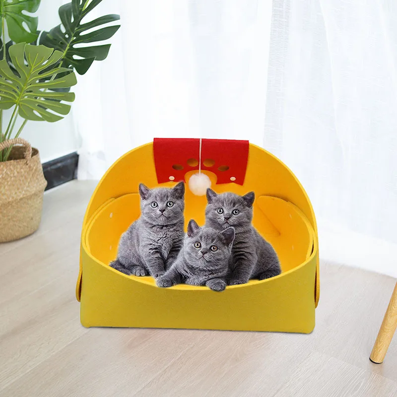 Pet litter soft felt Cat litter detachable machine washable pet supplies animal sofa wool felted minature pumpkins
Pet litter soft felt Cat litter detachable machine washable pet supplies animal sofa wool felted minature pumpkins