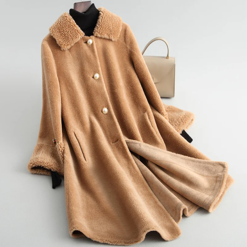 Women Superior quality Wool Coats real Wool Coat Women's Long Sleeve Wool Coats Winter Autumn Warm Windproof Overcoat WHF242
Women Superior quality Wool Coats real Wool Coat Women's Long Sleeve Wool Coats Winter Autumn Warm Windproof Overcoat WHF242
