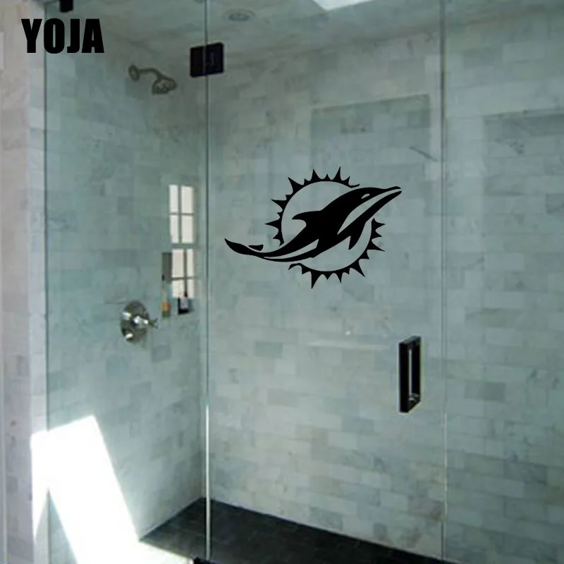

YOJA 17x24,5 см забавная игрушка Ванная комната душа переводная картинка Дельфин Украшение стены дома Стикеры G2-0543