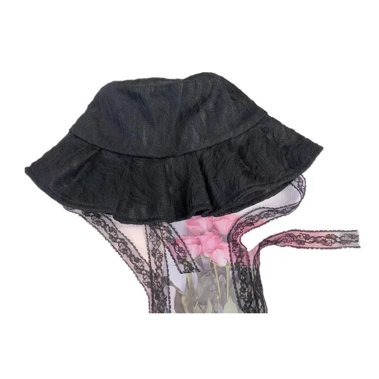 Lace Bucket Hats For Women Summer Sun Visor Fashion Fisherman Elegant Floral Ruffle Ribbon Floppy Cap Holiday Luxury Designer
Lace Bucket Hats For Women Summer Sun Visor Fashion Fisherman Elegant Floral Ruffle Ribbon Floppy Cap Holiday Luxury Designer