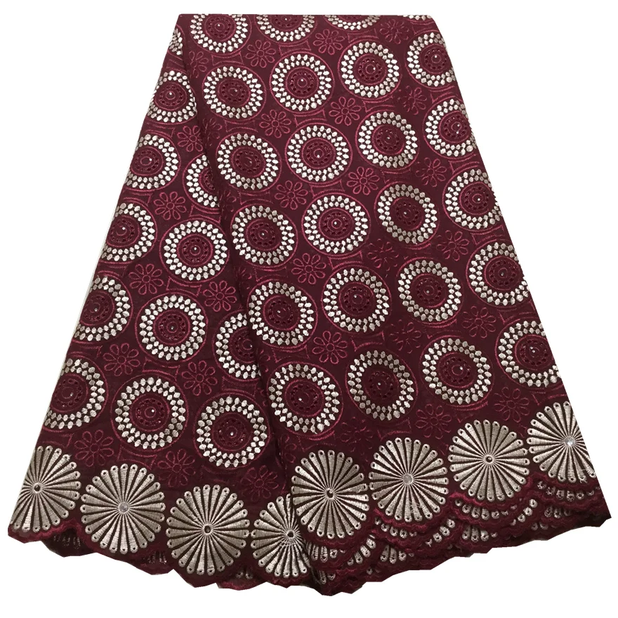Newest African Cotton Lace Fabrics With Stones Embroidery African French Voile Lace For High Quality Dress
Newest African Cotton Lace Fabrics With Stones Embroidery African French Voile Lace For High Quality Dress
