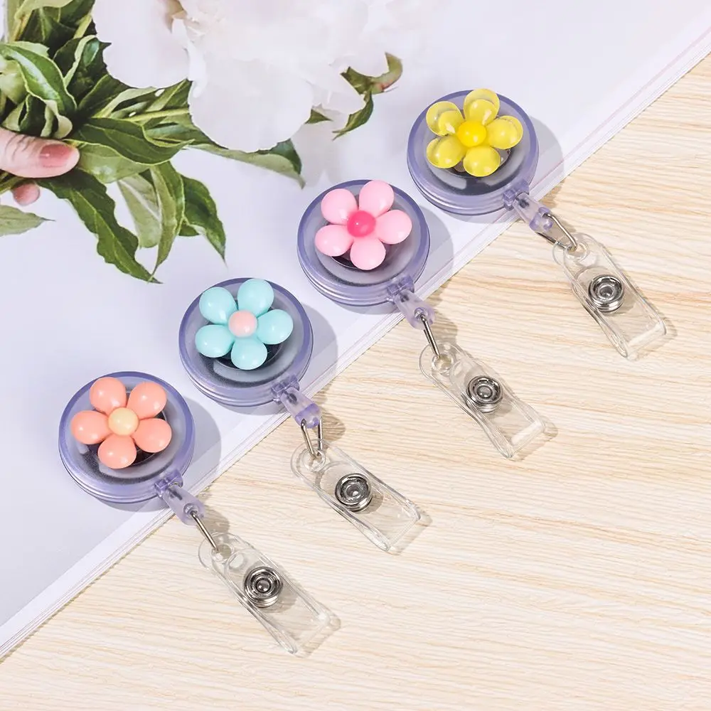 Creative Candy Color Flowers Resin Retractable Badge Reel Nurse Doctor Student Exhibition ID Card Clips Badge Holder Stationery
Creative Candy Color Flowers Resin Retractable Badge Reel Nurse Doctor Student Exhibition ID Card Clips Badge Holder Stationery