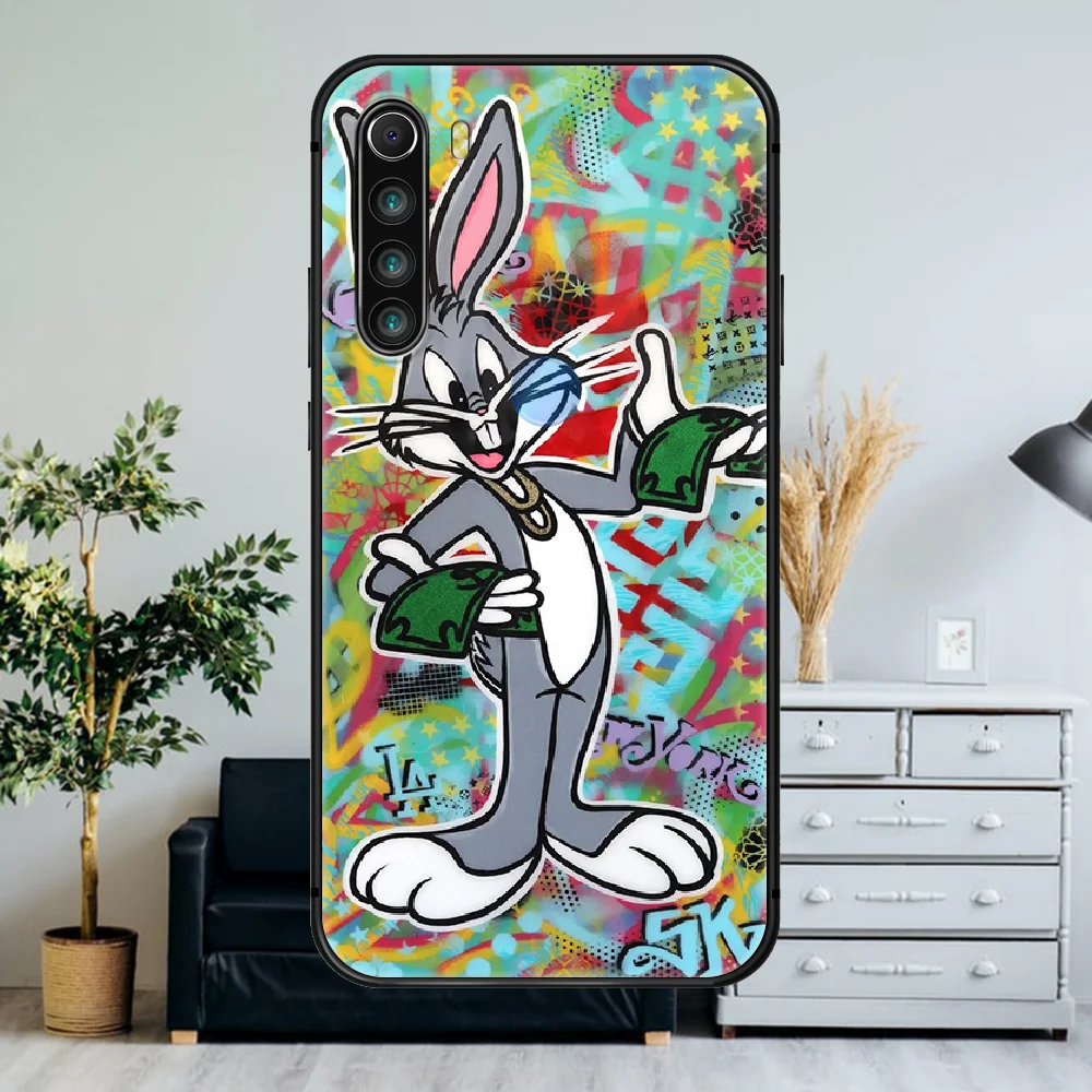 Cute Bugs Bunny Catoon Anime Phone Case For Xiaomi Redmi Note 7 8 8T 9 9S 4X 7 7A 9A K30 Pro Ultra black Waterproof Fashion
Cute Bugs Bunny Catoon Anime Phone Case For Xiaomi Redmi Note 7 8 8T 9 9S 4X 7 7A 9A K30 Pro Ultra black Waterproof Fashion