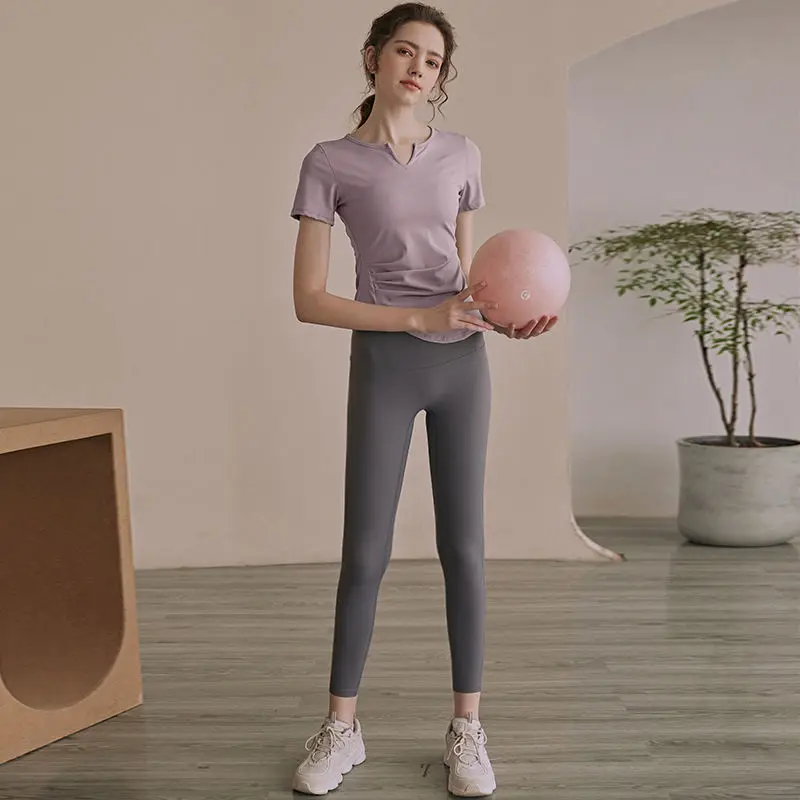 Fitness Women's Elastic Force Slim Fit For Sports T-Shirts Gym Tops Running Workout Sports Wear Sweat Absorption Quick Drying
Fitness Women's Elastic Force Slim Fit For Sports T-Shirts Gym Tops Running Workout Sports Wear Sweat Absorption Quick Drying
