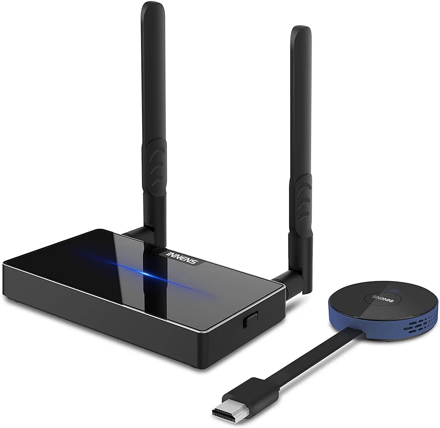 Innens Wireless HDMI Transmitter and Receiver Kits, Wireless Presentation Facility HDMI Dongle Adapter Support 4K @30Hz for
Innens Wireless HDMI Transmitter and Receiver Kits, Wireless Presentation Facility HDMI Dongle Adapter Support 4K @30Hz for