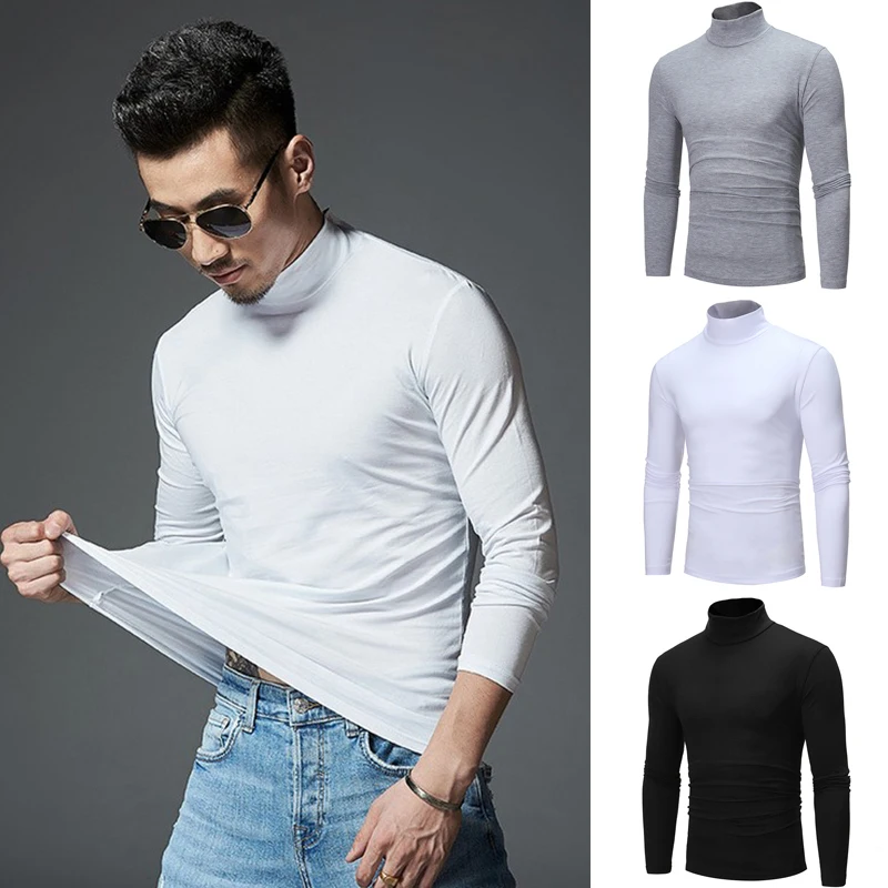 Half Turtleneck Men T-Shirt Casual Long Sleeve T Shirt Male Long Sleeve Tops Fashion Fitness Tight Tee Shirt
Half Turtleneck Men T-Shirt Casual Long Sleeve T Shirt Male Long Sleeve Tops Fashion Fitness Tight Tee Shirt