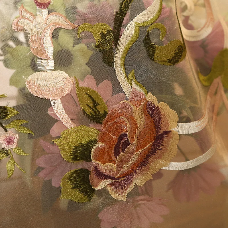 Luxury European Curtains for Living Dining Room Bedroom American Chenille Embroidery
Luxury European Curtains for Living Dining Room Bedroom American Chenille Embroidery