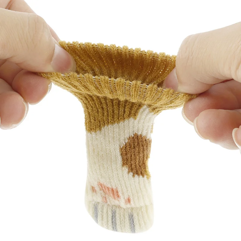 4Pcs Knitting Cat Paw Table Foot socks Chair Leg Covers Floor Protectors Non-Slip Socks For Furniture Cartoon Home Decor
4Pcs Knitting Cat Paw Table Foot socks Chair Leg Covers Floor Protectors Non-Slip Socks For Furniture Cartoon Home Decor