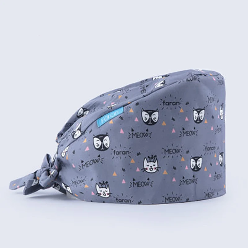 Women Unisex Cap nursing Hat Cartoon Printing Pet Dust Proof Caps for men and women Scrubs 100% Cotton Caps men Grey
Women Unisex Cap nursing Hat Cartoon Printing Pet Dust Proof Caps for men and women Scrubs 100% Cotton Caps men Grey