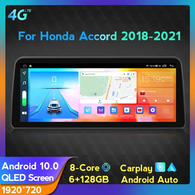 Новинка! Автомобильный gps-радиоплеер 12,3 дюймов android 10,0 6G 128G для Honda Accord 10 2018 - 2020 QLED 1920*720 экран беспроводной carplay
Новинка! Автомобильный gps-радиоплеер 12,3 дюймов android 10,0 6G 128G для Honda Accord 10 2018 - 2020 QLED 1920*720 экран беспроводной carplay
