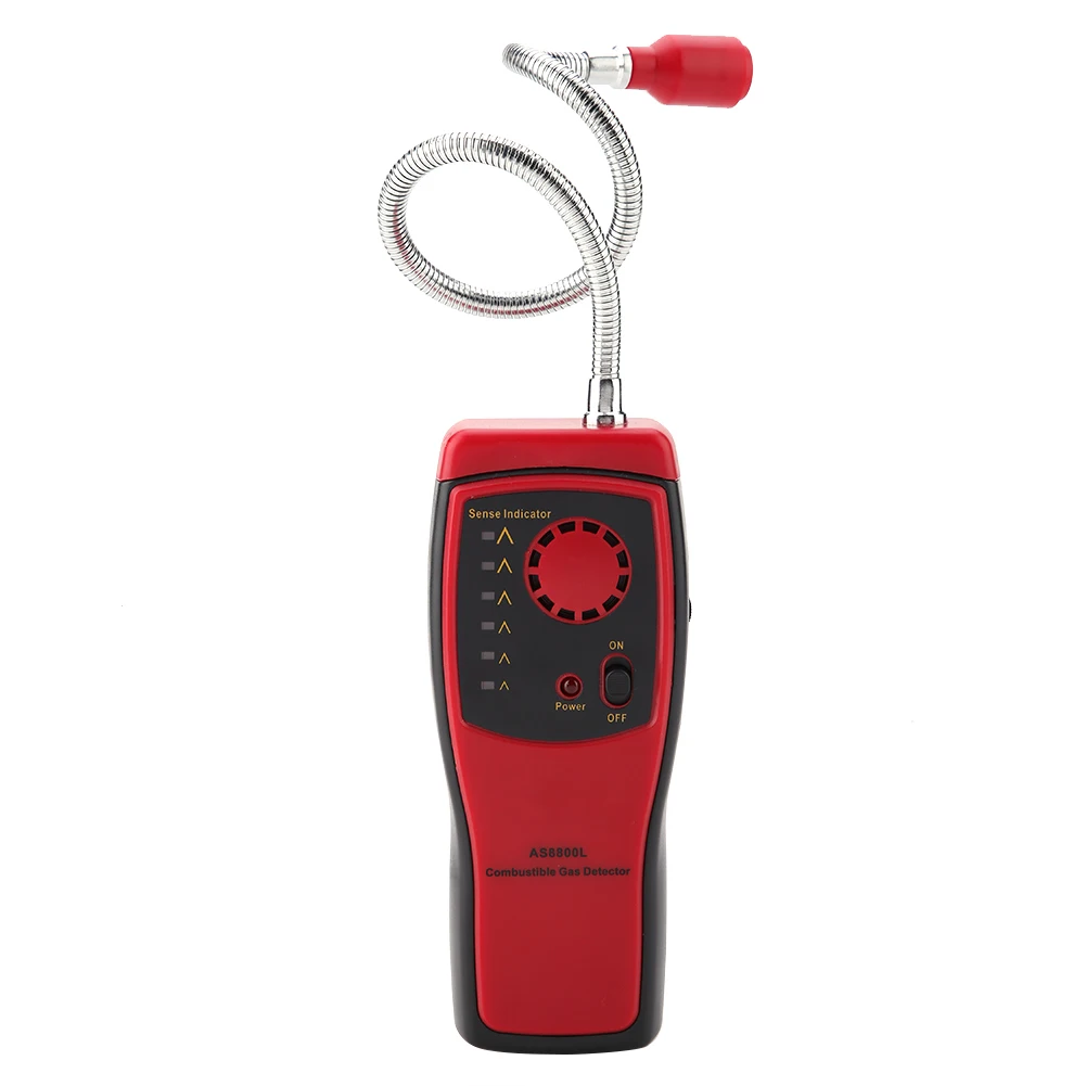 AS8800L Combustible Gas Detector Flammable Natural Gas Leakage Tester Tool Methane Gas Leak Detector Analyzer
AS8800L Combustible Gas Detector Flammable Natural Gas Leakage Tester Tool Methane Gas Leak Detector Analyzer