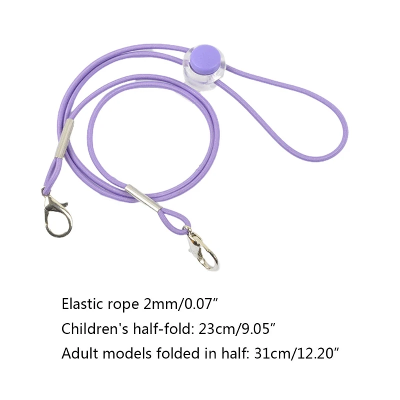 3Pcs Adult Kids Adjustable Face Mask Lanyard Multicolor Mouth Cover Holder Elastic Rope Anti-Lost Handy Strap Ear Saver
3Pcs Adult Kids Adjustable Face Mask Lanyard Multicolor Mouth Cover Holder Elastic Rope Anti-Lost Handy Strap Ear Saver