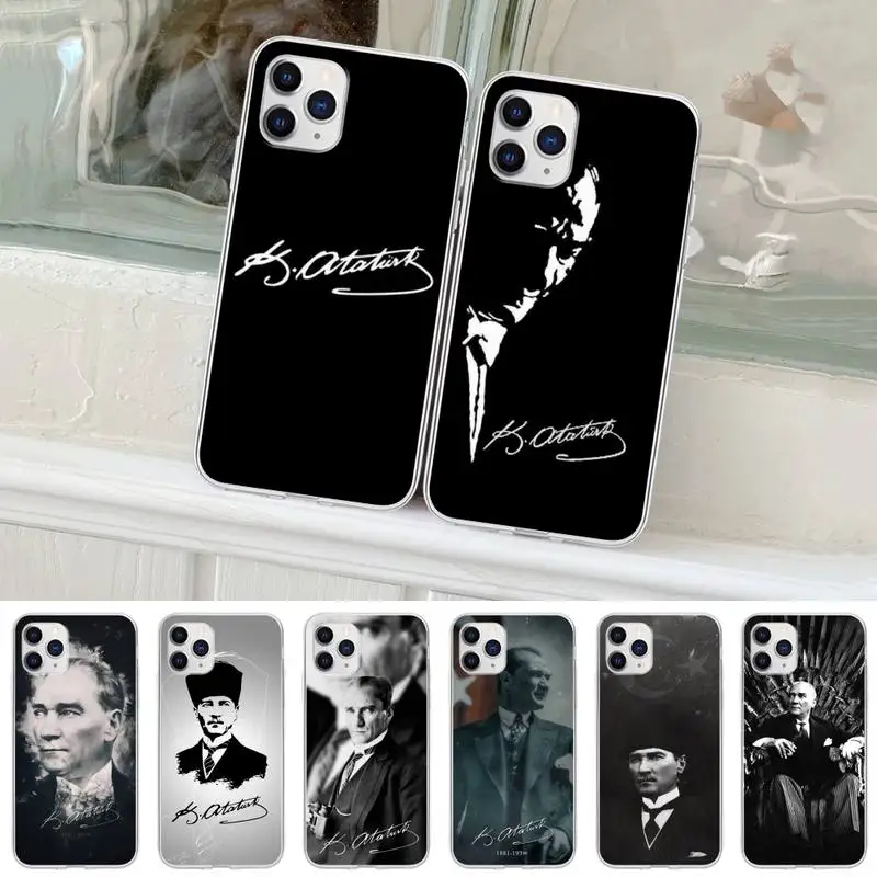 Turkey Mustafa Kemal Ataturk Phone Case For IPhone 13 Mini 12 11 Pro Max Xs X Xr 7 8 Plus Se 2020 Transparent Coque
Turkey Mustafa Kemal Ataturk Phone Case For IPhone 13 Mini 12 11 Pro Max Xs X Xr 7 8 Plus Se 2020 Transparent Coque