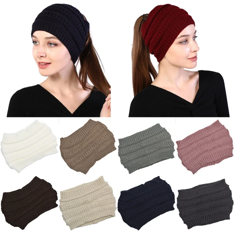 Hot Sale Women Autumn Winter Warm Hat Beanies Knitted Hat Widened Hooded Ponytail Wool Hat Solid Color
Hot Sale Women Autumn Winter Warm Hat Beanies Knitted Hat Widened Hooded Ponytail Wool Hat Solid Color