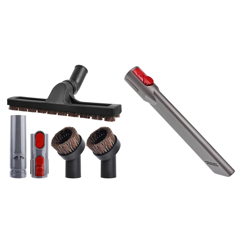 5Pcs Vacuum Attachments Kit for Dyson V7 V8 V10 & 1x Quick Release Crevice Tool Compatible for Dyson V11 V10 V8 V7
5Pcs Vacuum Attachments Kit for Dyson V7 V8 V10 & 1x Quick Release Crevice Tool Compatible for Dyson V11 V10 V8 V7