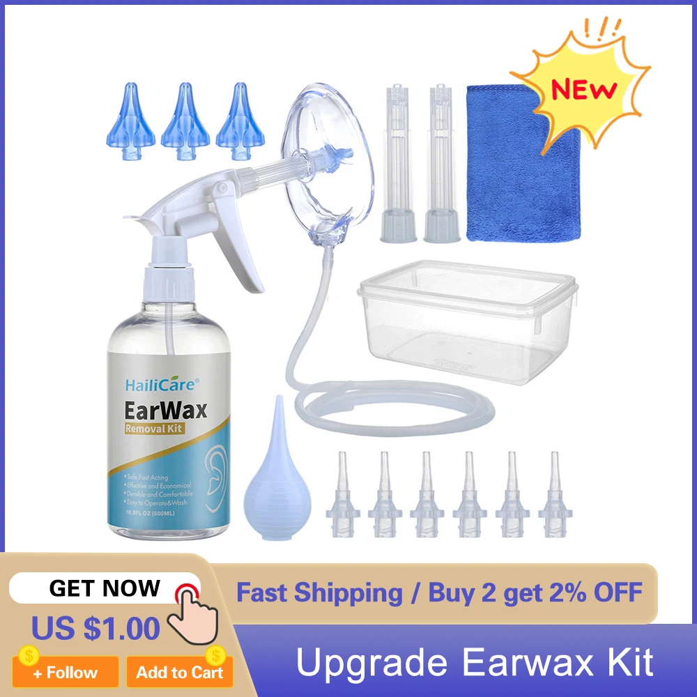 Upgraded Ear Cleaner Water Irrigation Cleaning Tool 500ml Ear Wash Syringe Squeeze Bulb Safe Ear Wax Removal Kit for Adults Kids
Upgraded Ear Cleaner Water Irrigation Cleaning Tool 500ml Ear Wash Syringe Squeeze Bulb Safe Ear Wax Removal Kit for Adults Kids